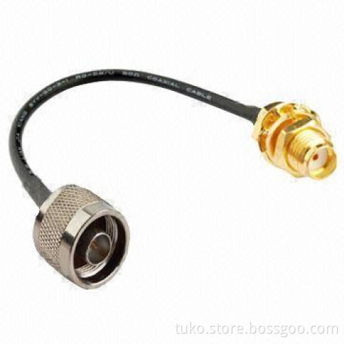 RF1.13/RG178/RG316/RG58 RF Cable with N Male to SMA Female